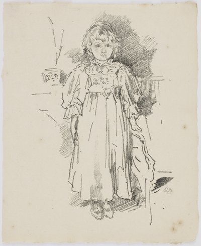 Piccola Evelyn, 1896 da James Abbott McNeill Whistler